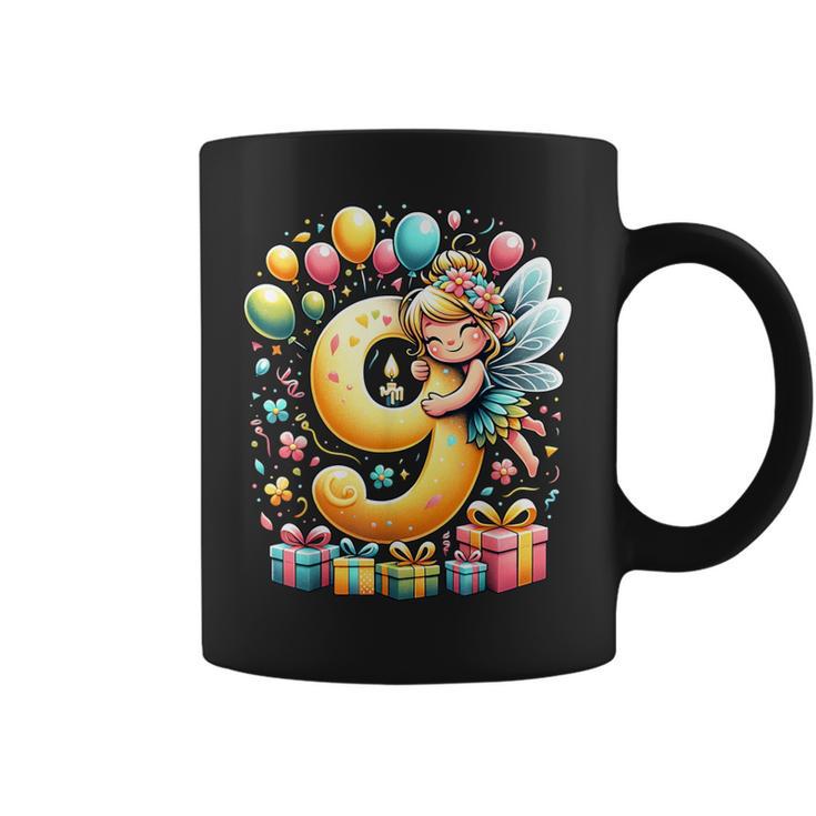 Hada 9º Cumpleaños Para Niño Niña 9 Años Noveno Nueve Hada Taza de café