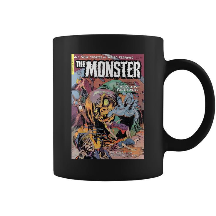 Halloween Horror Vintage Monster Comic Book Retro Graphic Print Coffee Mug