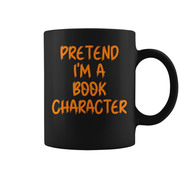 Halloween Pretend I'm Book Character Costume Lazy Adult Kids Graphic Print Coffee Mug
