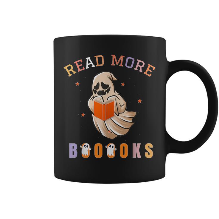 Halloween Read More Books Cute Boo Read a Book Graphic Print Coffee Mug