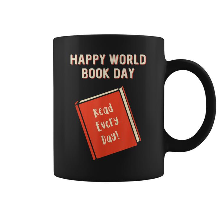 Happy World Book Day Inspirational Kids Graphic Print Coffee Mug