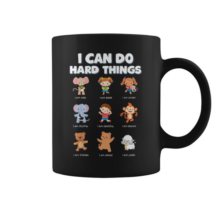 I Can Do Hard Things Children's Book Characters Graphic Print Coffee Mug