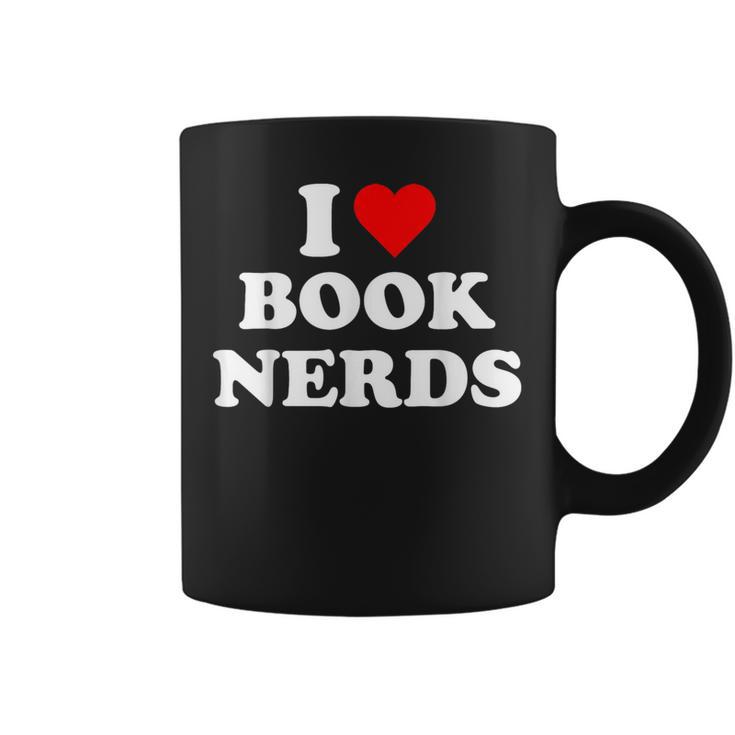 I Heart Book Nerds Book Readers Cute Graphic Print Coffee Mug