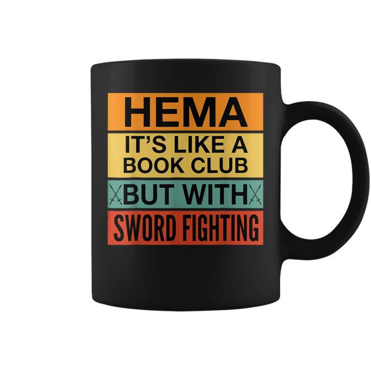 Hema Definition Like A Book Club With Swords Graphic Print Coffee Mug