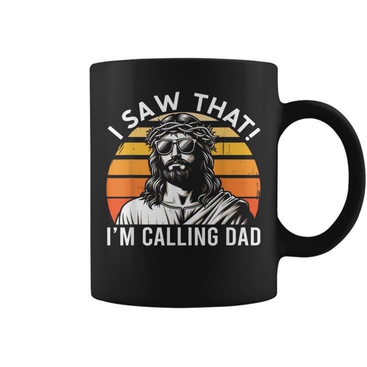 Hoisto Cheto Chiamando Papà Jesus Meme Christian Tazze