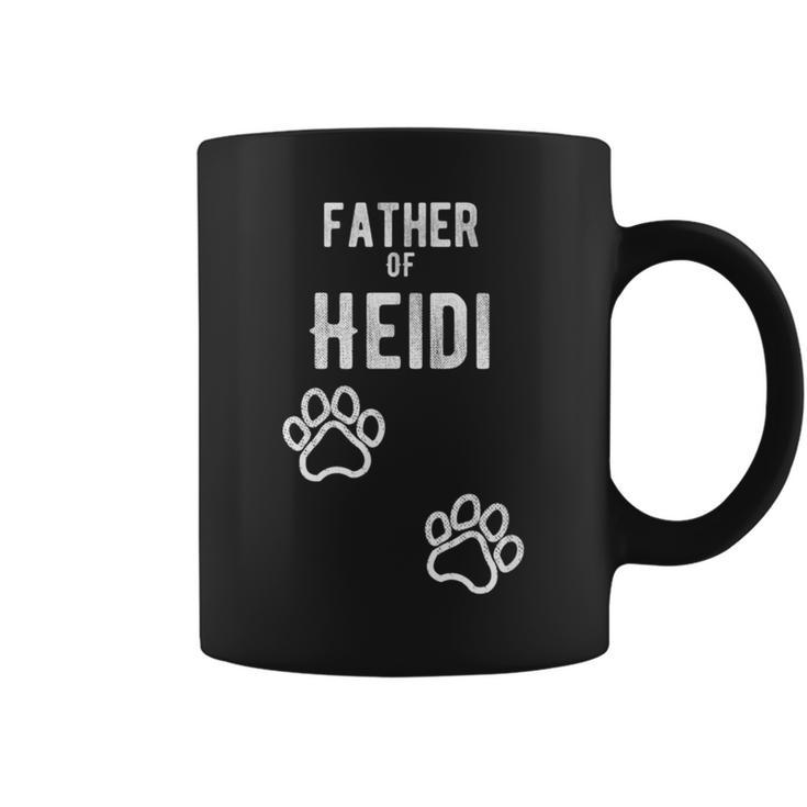 Hombre Father Of Heidi – Perro Cachorro Personalizado Nombre Gráfico Taza de café