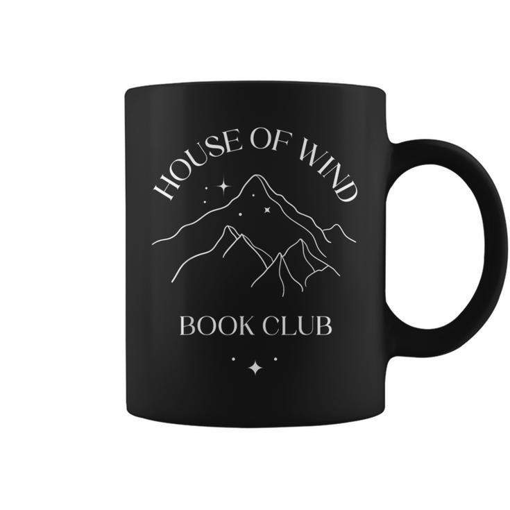 House Of Wind Book Club Lovers Unique Artistic Avid Readers Graphic Print Coffee Mug