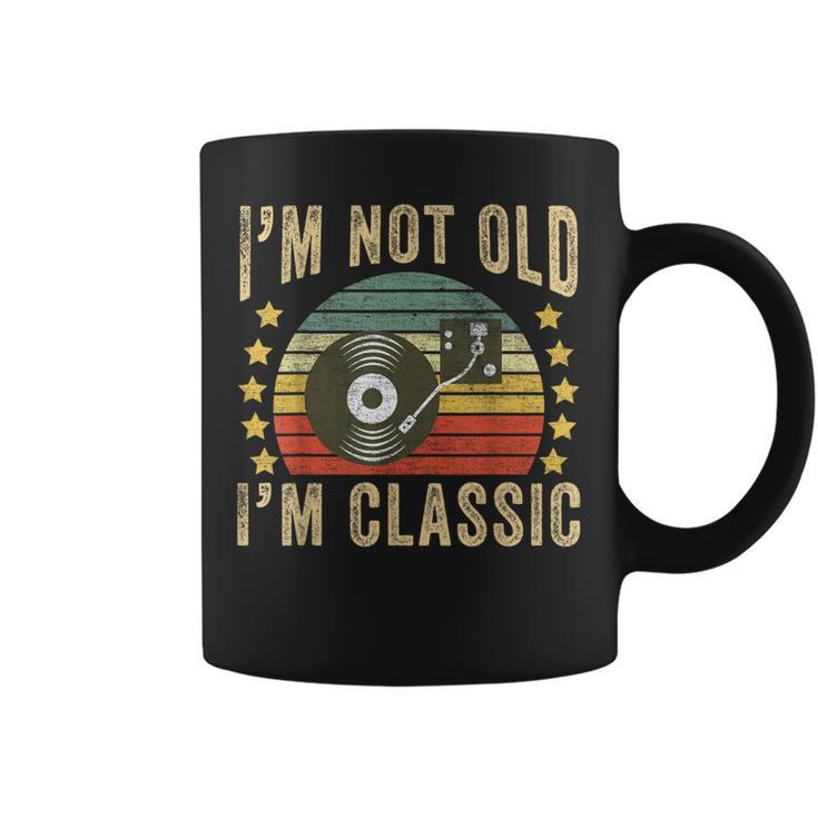 I'm Not Old I'm Classic ビニールレコード レトロ ビンテージ音楽 コーヒーマグ