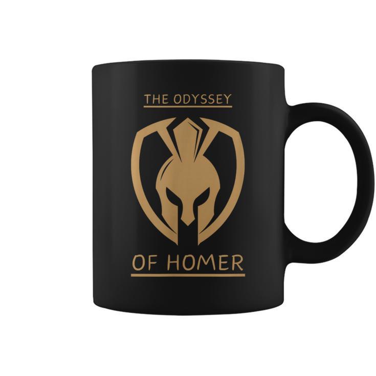 Iliad Odyssey Homer Classic Literature For Book Lovers Graphic Print Coffee Mug