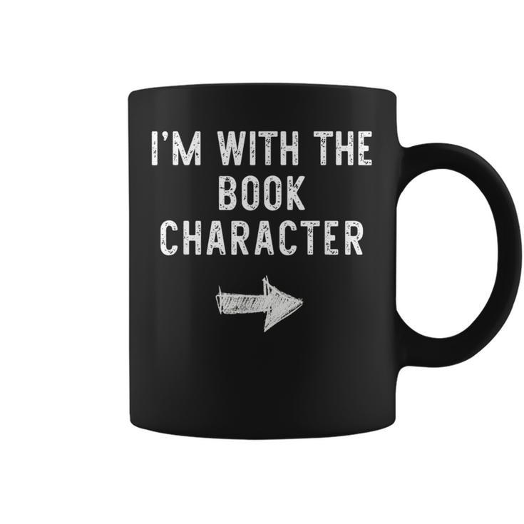 I’m With The Book Character Halloween Couple Costume Graphic Print Coffee Mug