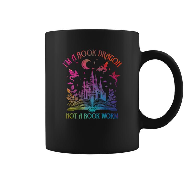 I'm A Book Dragon Not A Bookworm Graphic Print Coffee Mug