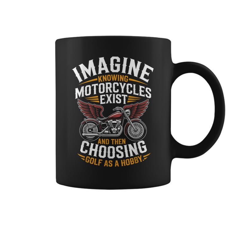 Imagine Motorcycles Exist Chopper Club バイカー バイク コーヒーマグ
