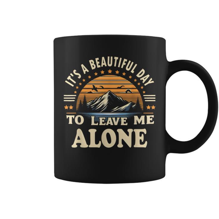 It's A Beautiful Day To Leave Me Alone Inrovert コーヒーマグ