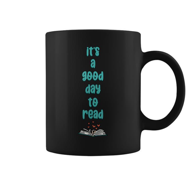 It's A Good Day To Read Book Worm Library Nerds Graphic Print Coffee Mug