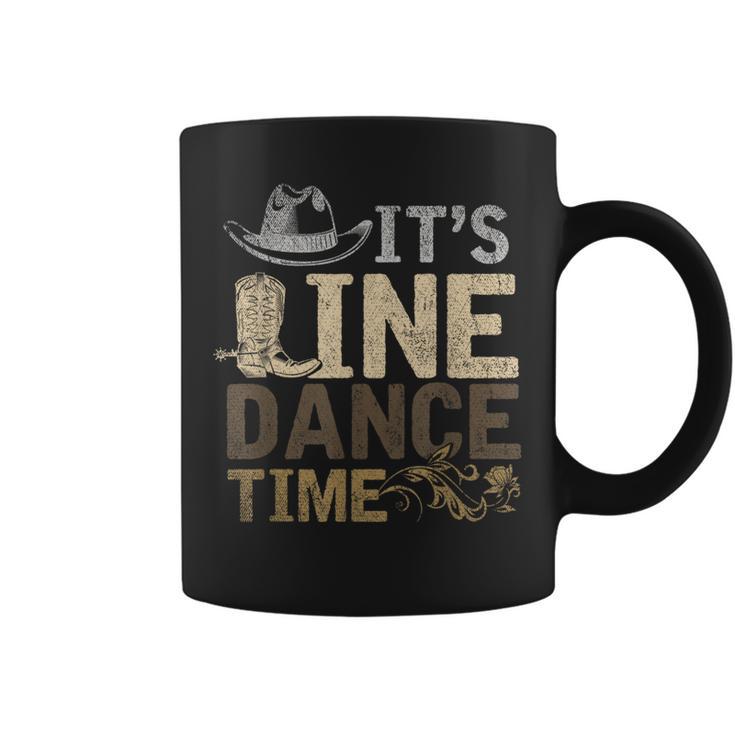 Its Line Dance Time ギフトアイデア ホースダンスライン コーヒーマグ