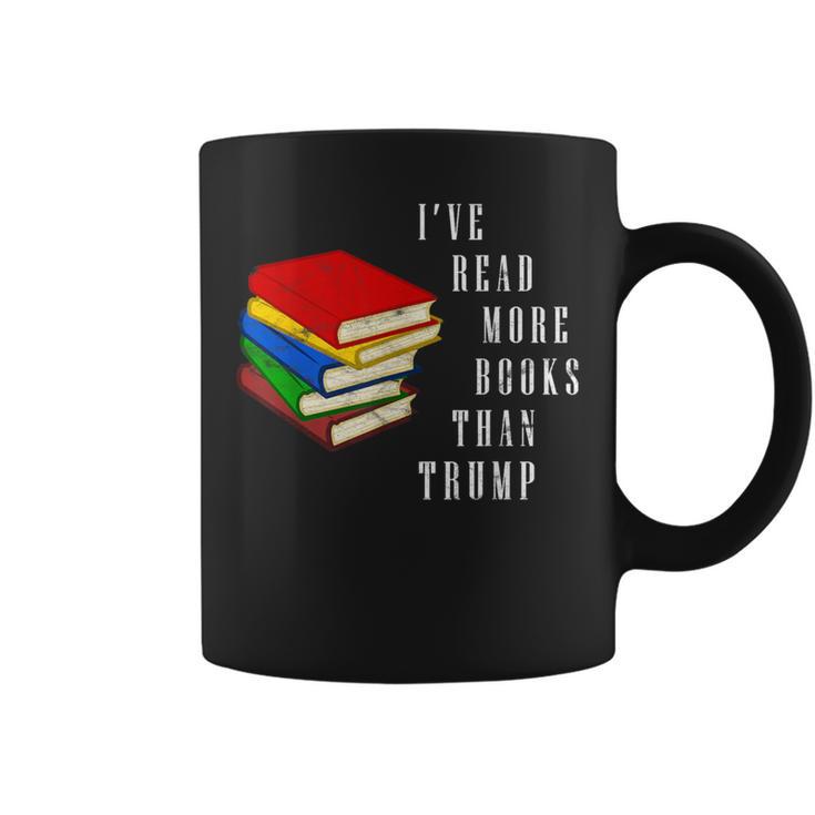 I'Ve Read More Books Than Trump Political Joke Gag Graphic Print Coffee Mug