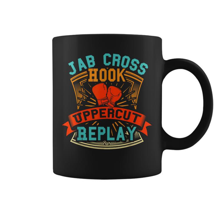 Jab クロスフック アッパーカット リプレイ トレーニング衣装 コーヒーマグ