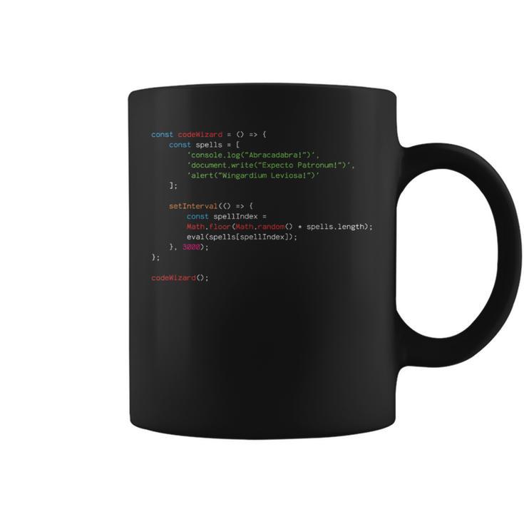 Javascript コードウィザード プログラミング構文 ウェブ開発者 コーヒーマグ