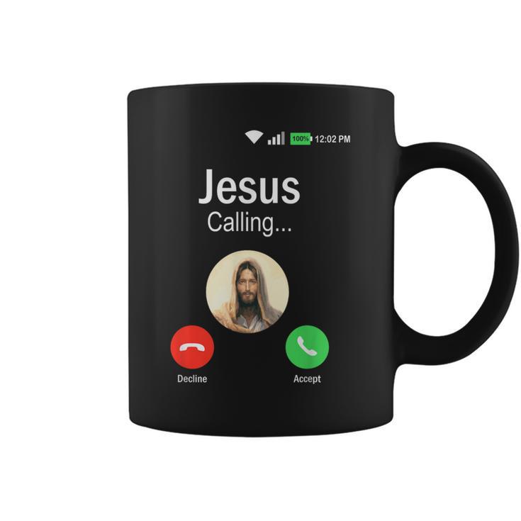 Jesus Is Calling I Jessus Calls An & コーヒーマグ