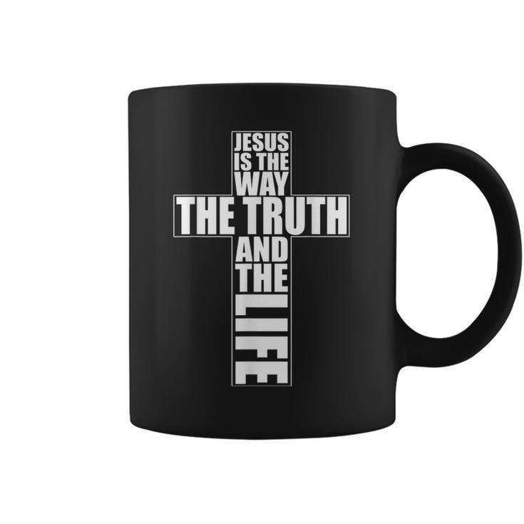 Jesus Is The Way The Truth And The Life アパレル Christian Cr コーヒーマグ