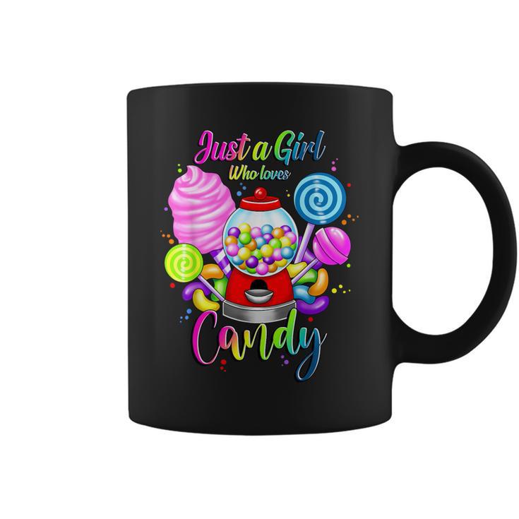 Just A Girl Who Loves Candy、レインボースイーツテスターギフト コーヒーマグ