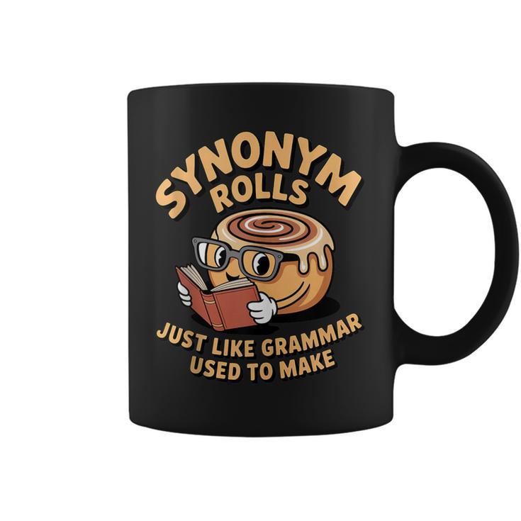 Just Like Grammar Used To Make Bread Book Read Synonym Rolls Graphic Print Coffee Mug