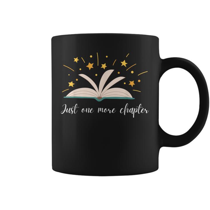 Just One More Chapter Book Lovers Graphic Print Coffee Mug