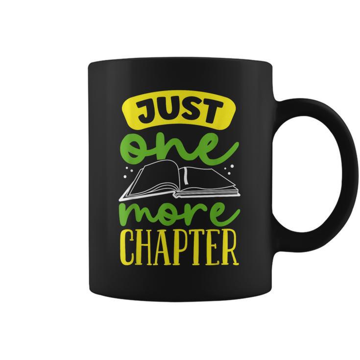 Just One More Chapter Bookworm Book Reading Graphic Print Coffee Mug