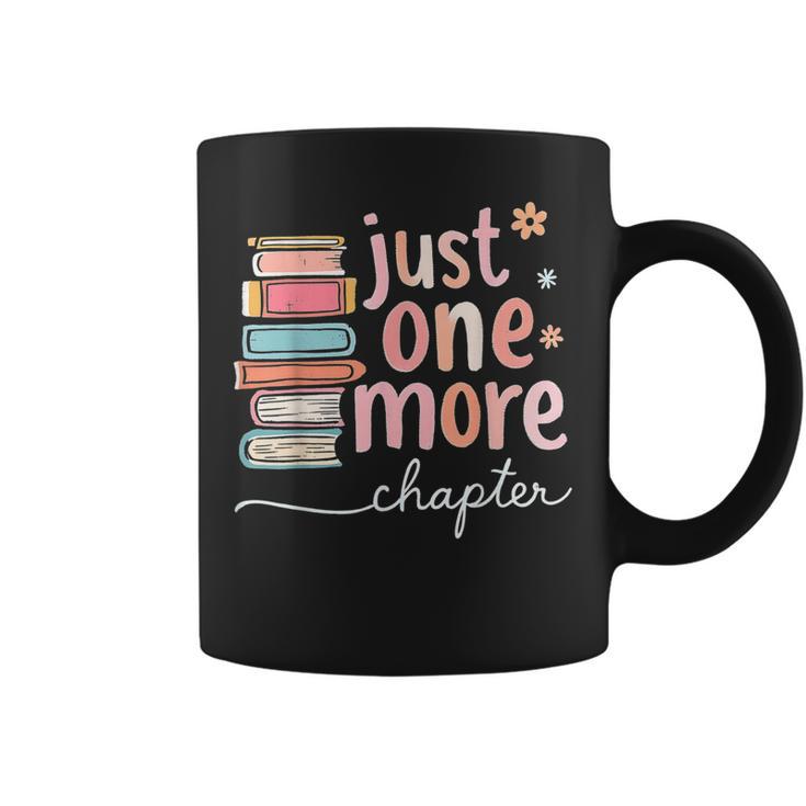 Just One More Chapter Pastel Book Lover Cute Adorable Graphic Print Coffee Mug