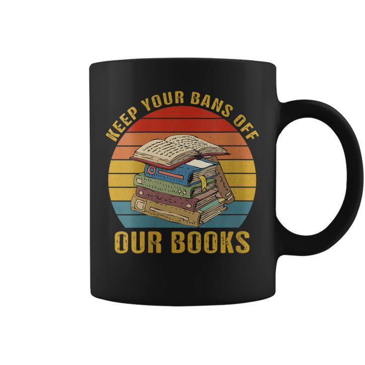 Keep Your Bans Off Our Books Booker Apparel Graphic Print Coffee Mug