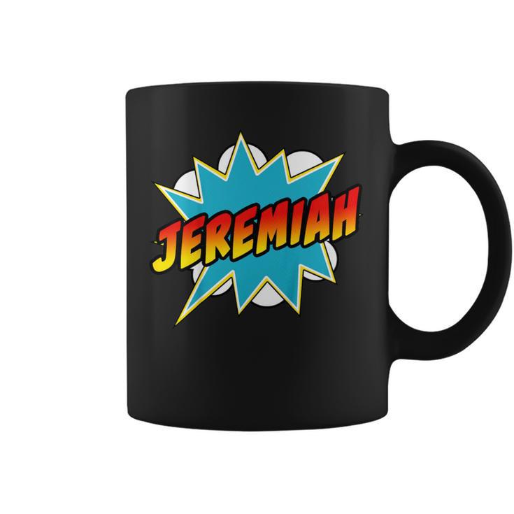 Kids Boys Jeremiah Comic Book Superhero Name Graphic Print Coffee Mug