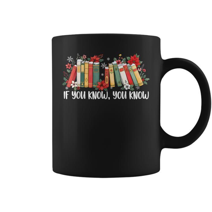 If You Know You Know 6 7 Six Seven Meme Floral Book Lover Graphic Print Coffee Mug