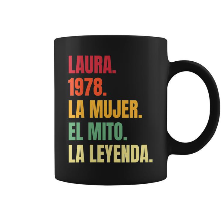 Laura 44 Cumpleaños Regalo Años Divertido Decoración Cuello Taza de café