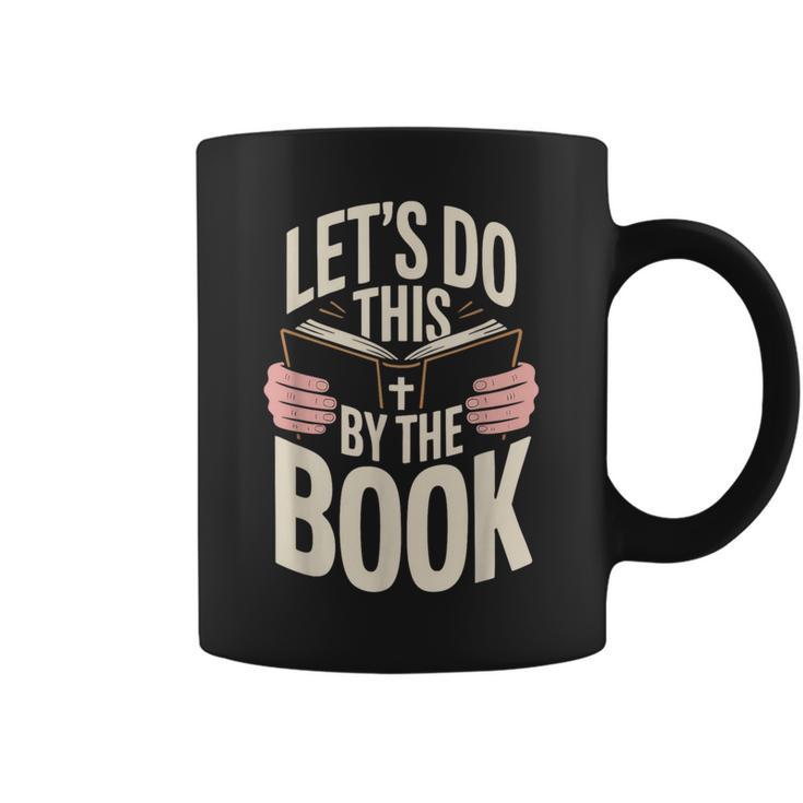 Let's Do This By The Book Graphic Print Coffee Mug