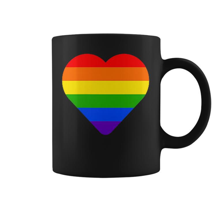 Lgbt レインボーウィングス フラッグ ハート ゲイ バイ ラブ プライド月間 Lgbtq コーヒーマグ