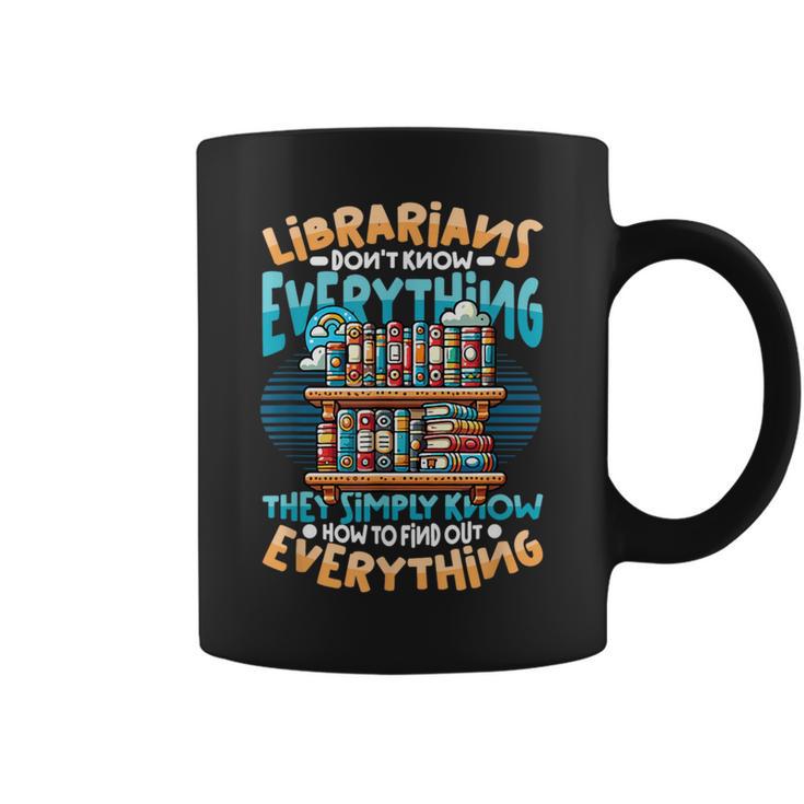 Librarian Book Lover Library Librarian Graphic Print Coffee Mug