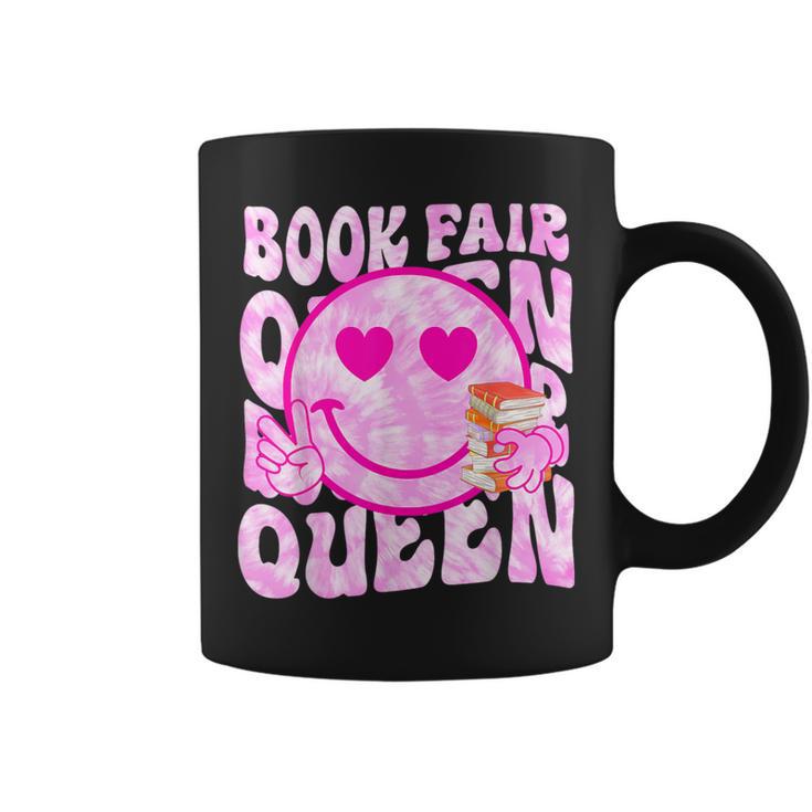 Library Book Fair Queen Vibe Groovy Tie Dye School Reading Graphic Print Coffee Mug Library Book Fair Queen Vibe Groovy Tie Dye School Reading Graphic Print Coffee Mug