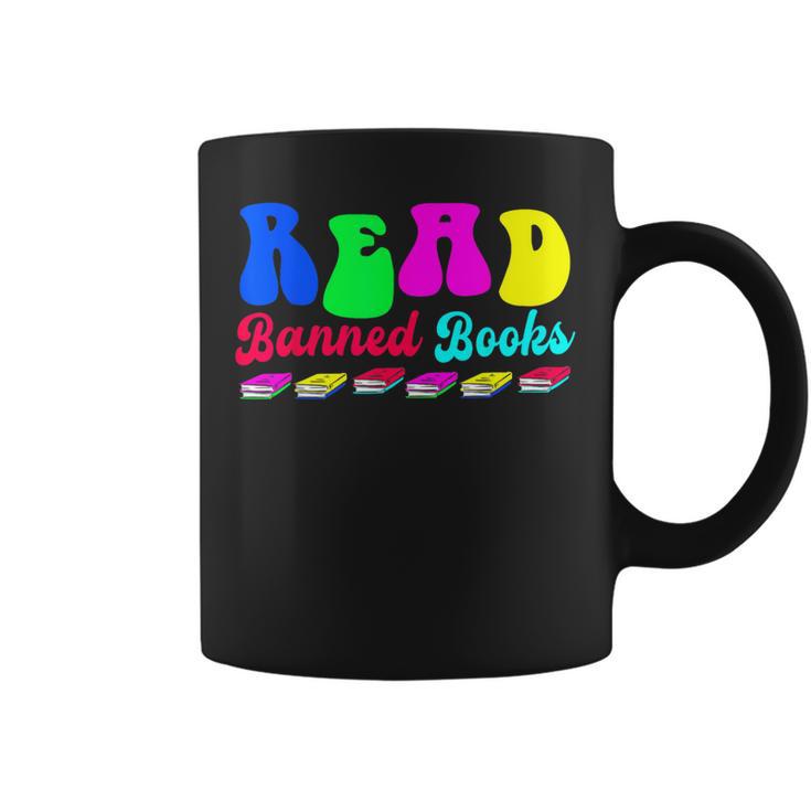 Library Read Banned Books Graphic Print Coffee Mug