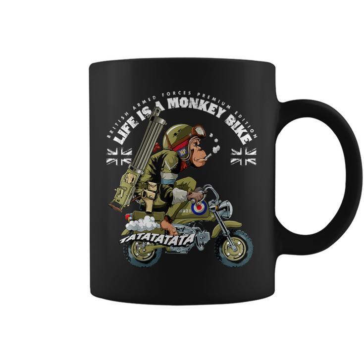 Life Is A Monkey Bike 英国軍 ヴィンテージエディション コーヒーマグ