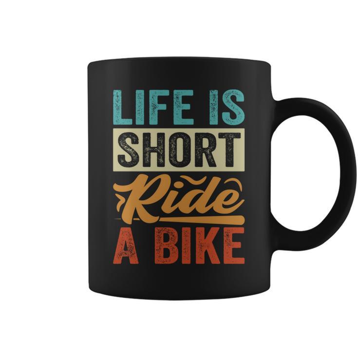 Life Ishort Ride A Bike Motorcycle Rider 長袖tシャツ コーヒーマグ