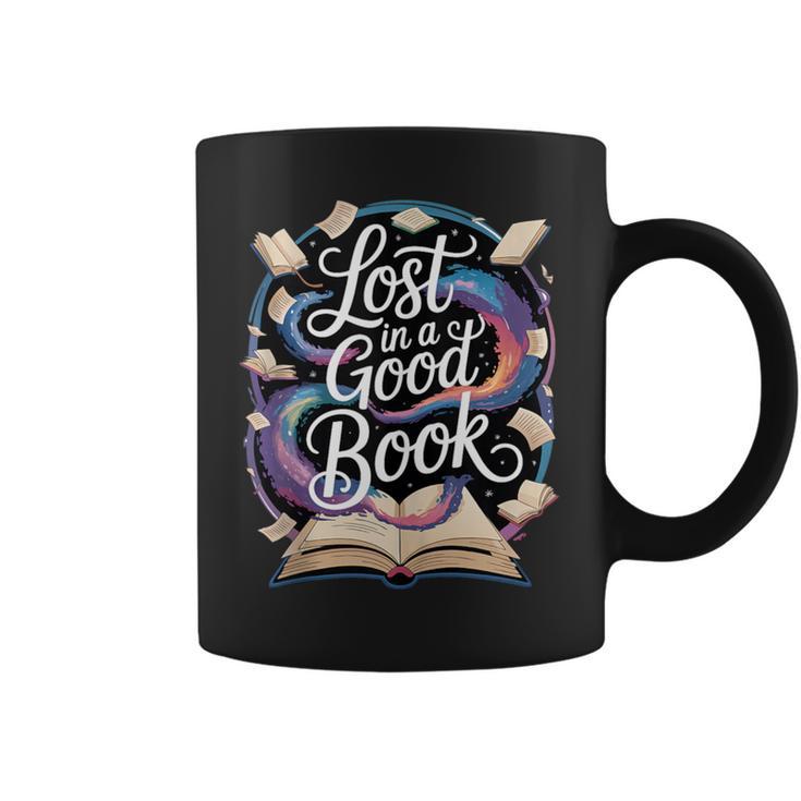 Lost In a Good Book Graphic Print Coffee Mug Lost In a Good Book Graphic Print Coffee Mug