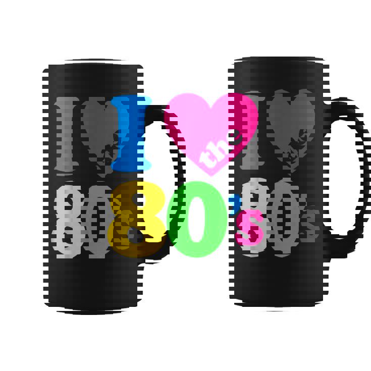 I Love The 80'S 80年代パーティードレスレトロ1980年代テーマ コーヒーマグ