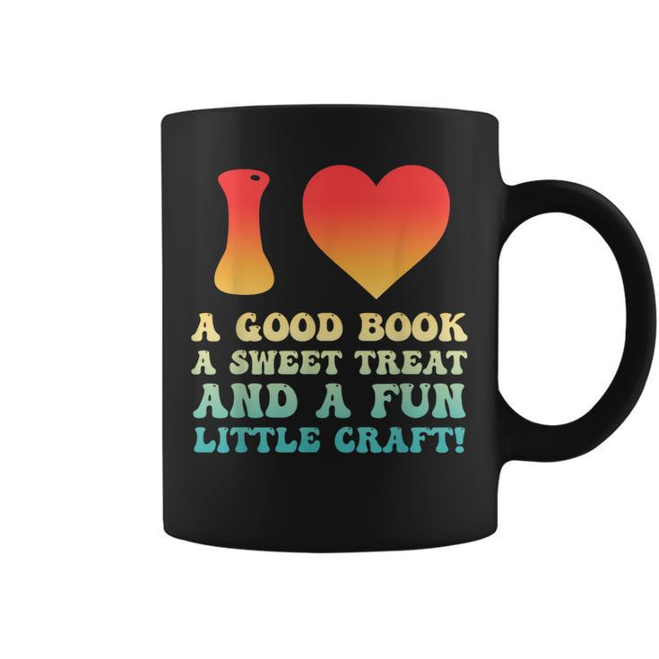 I Love A Good Book Sweet Treat Crochet Baking Graphic Print Coffee Mug