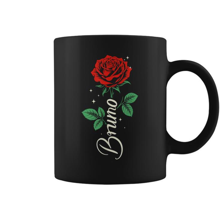 Love Heart Bruno First Name Personalized For Kids Coffee Mug