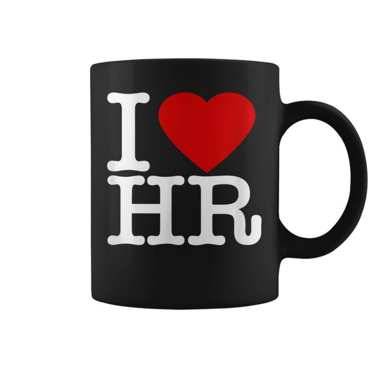 I Love Hr レッドハート 人事 コーヒーマグ