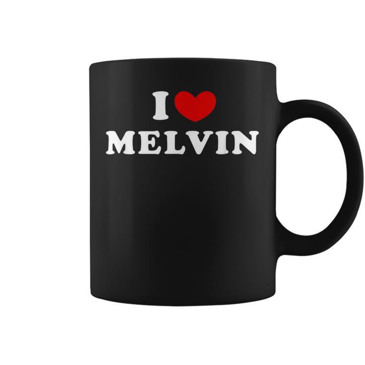 I Love Melvin 私は愛する Melvin コーヒーマグ