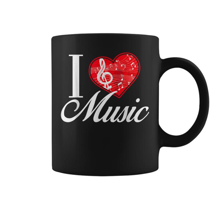 I Love Music D001-0095A コーヒーマグ