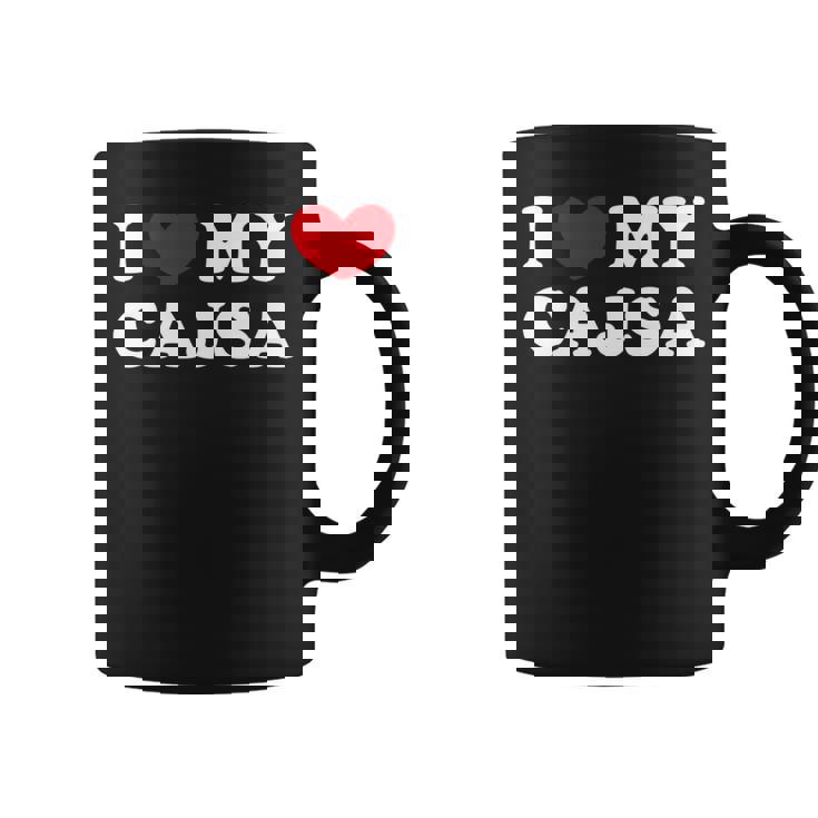 I Love My Cajsa アイ・ラブ・マイ・カジサ 長袖tシャツ コーヒーマグ