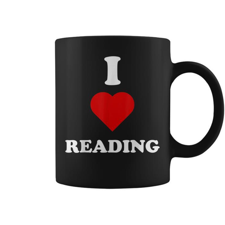 I Love Reading Books Reading Graphic Print Coffee Mug