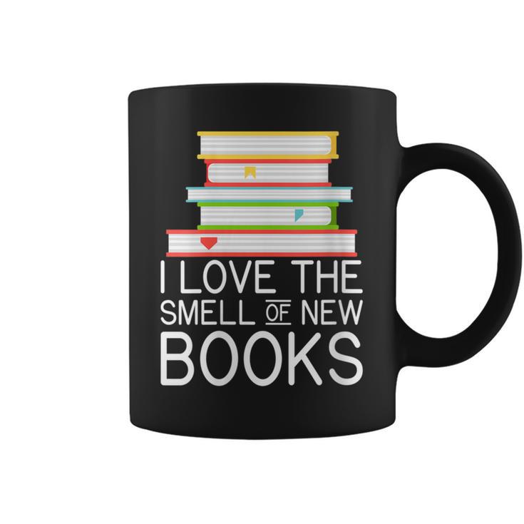 I Love The Smell Of New Books Book Lover Graphic Print Coffee Mug